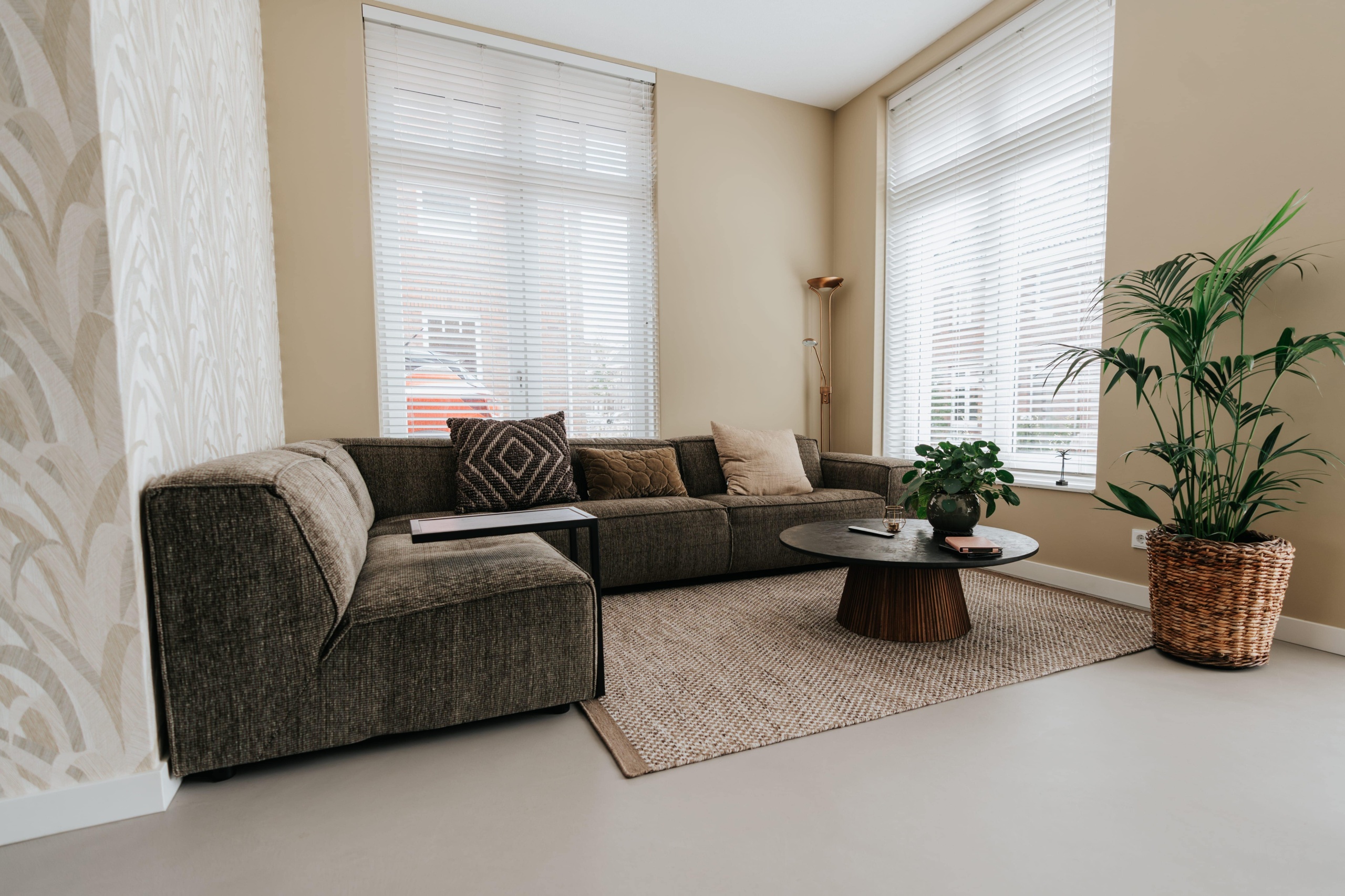 Microcement vloer woonkamer