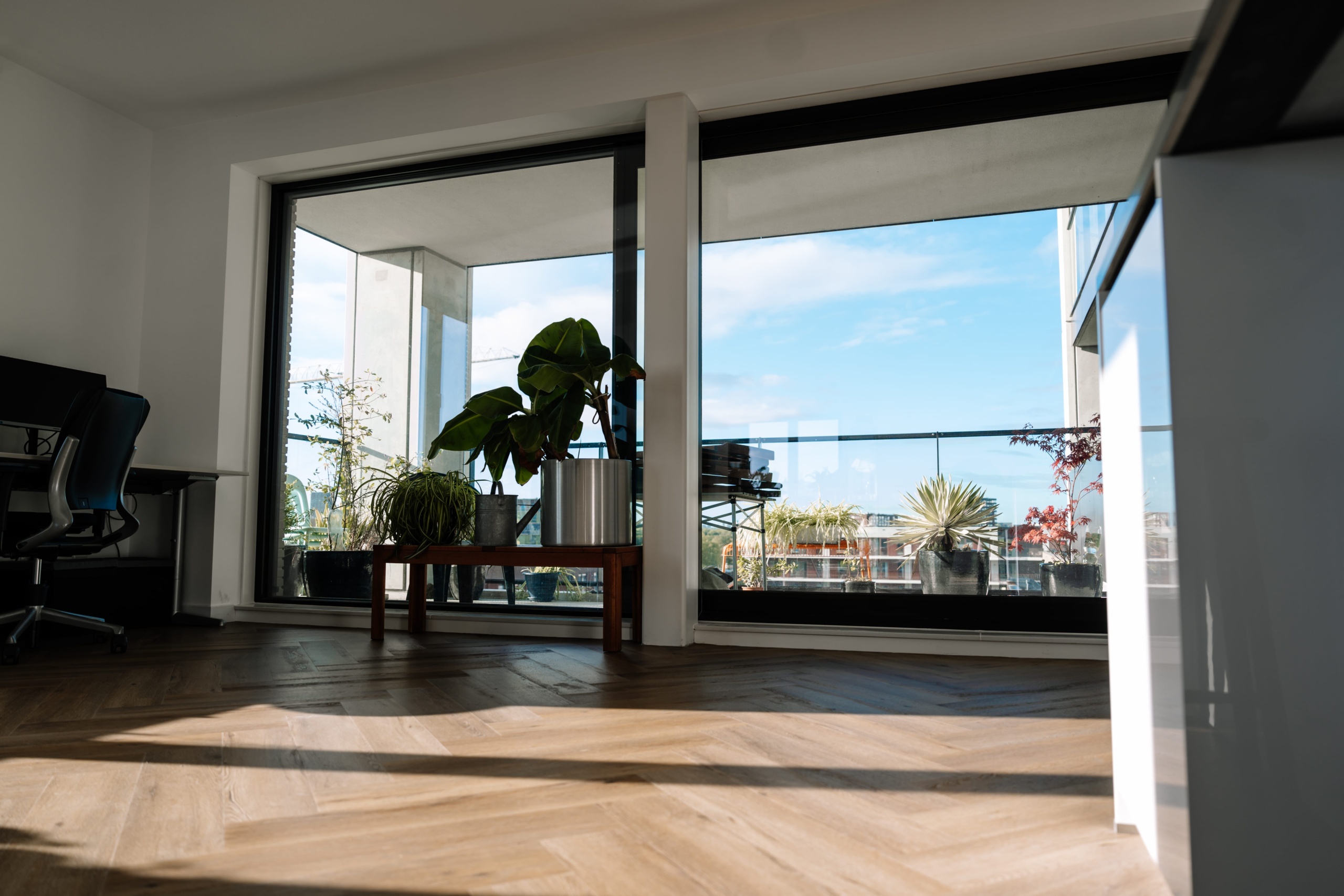 Visgraat pvc vloer