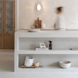 Microcement vloer en keuken