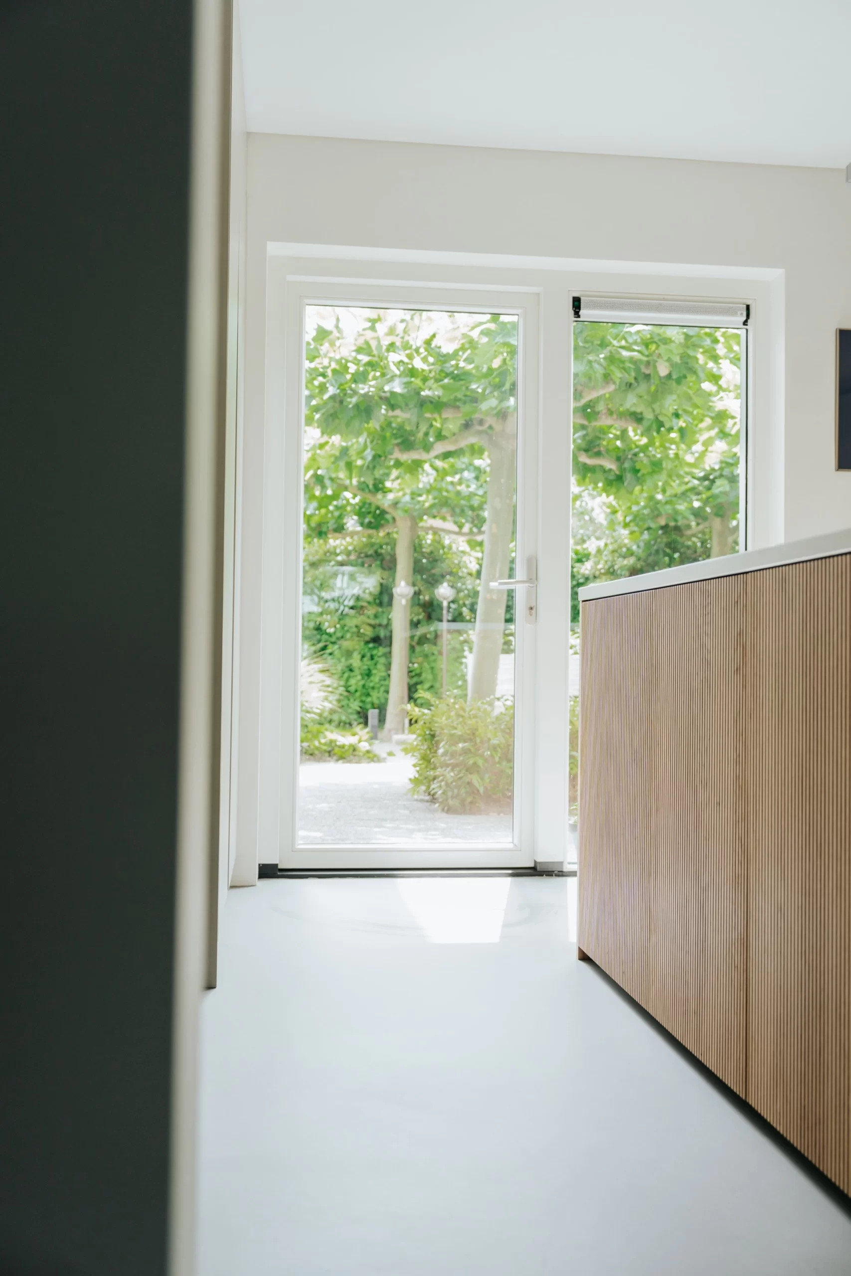 betonlook gietvloer in de keuken